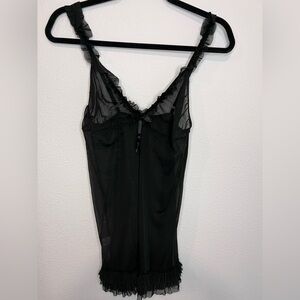 Sher Black tank lingerie